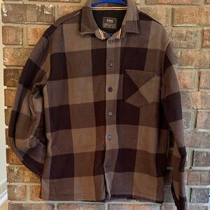 Plaid Button-Up Shirt